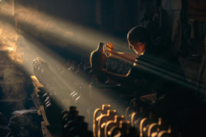 صورة لقسم السيراميك المصنوع يدوياً